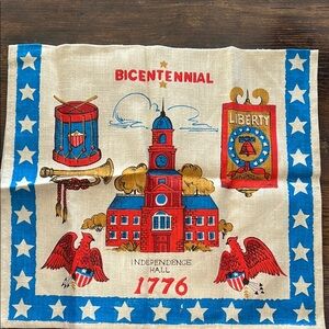 Bicentennial Independence Hall Decorative Cloth